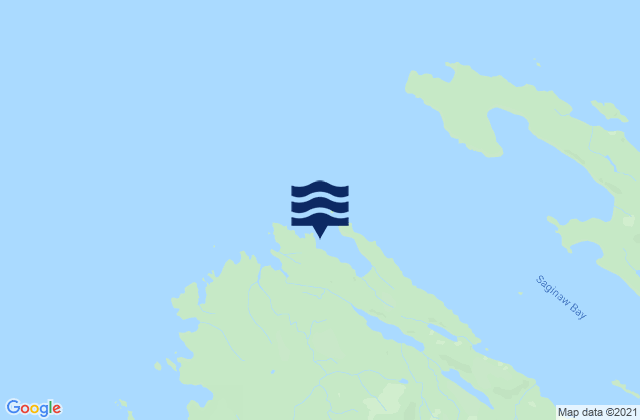 Mapa de mareas Saginaw Bay (Kuiu Island), United States