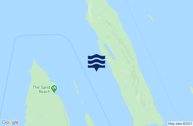 Mapa de mareas Saginaw Channel 2 miles E of Point Retreat, United States
