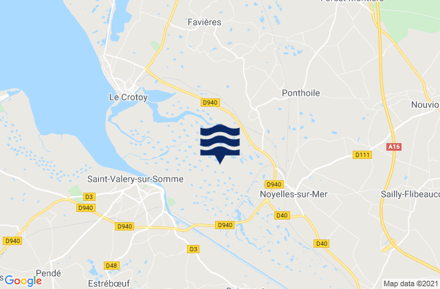 Mapa de mareas Sailly-Flibeaucourt, France