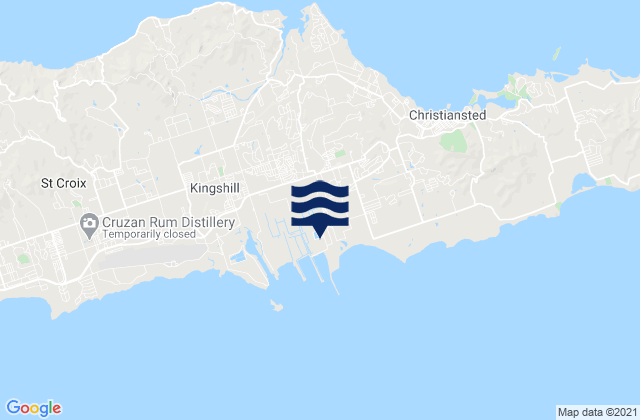 Mapa de mareas Saint Croix, U.S. Virgin Islands