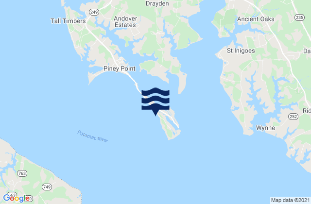 Mapa de mareas Saint George Island Beach, United States