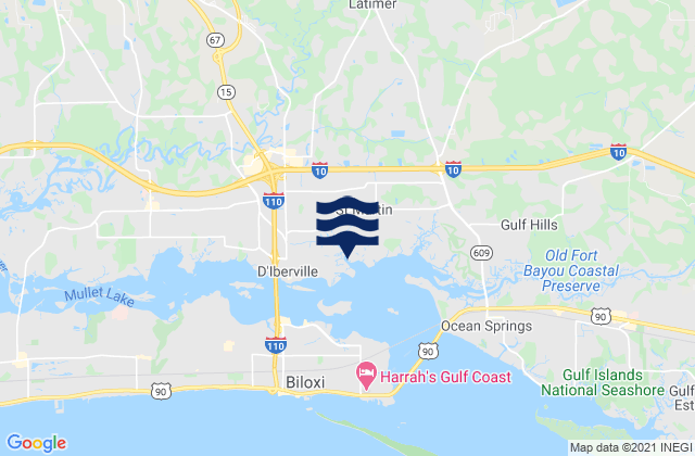 Mapa de mareas Saint Martin, United States