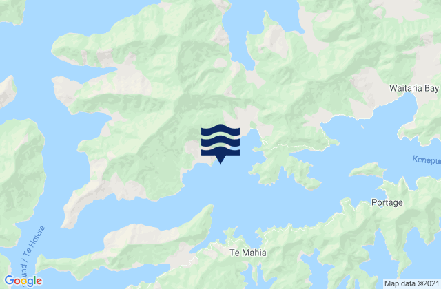 Mapa de mareas Saint Omer Bay, New Zealand