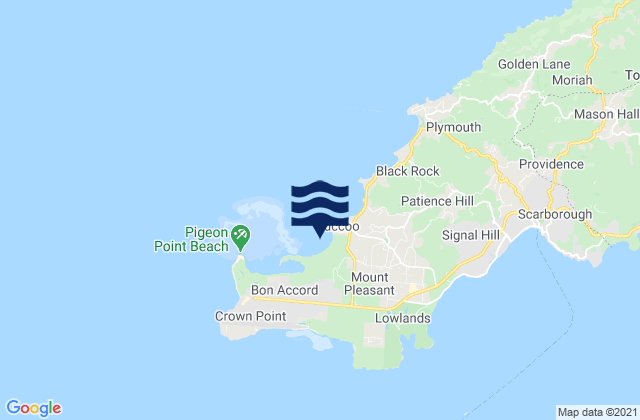 Mapa de mareas Saint Patrick, Trinidad and Tobago