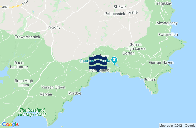 Mapa de mareas Saint Stephen, United Kingdom