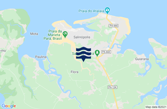 Mapa de mareas Salinópolis, Brazil