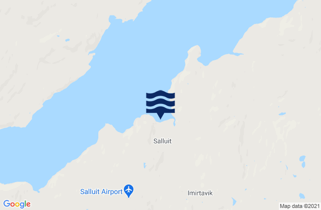 Mapa de mareas Salluit, Canada