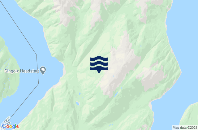 Mapa de mareas Salmon Cove, United States