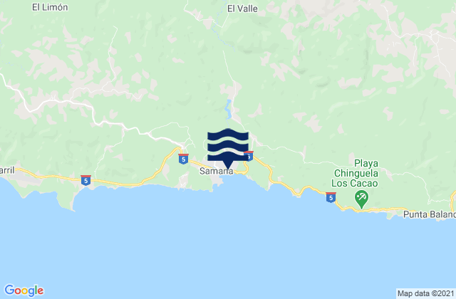 Mapa de mareas Samaná Municipality, Dominican Republic