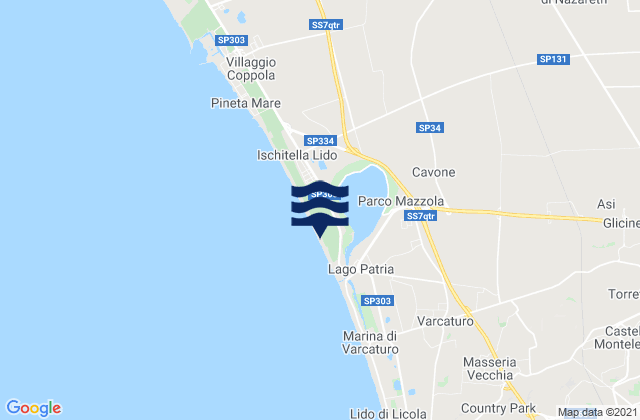 Mapa de mareas San Cipriano d'Aversa, Italy
