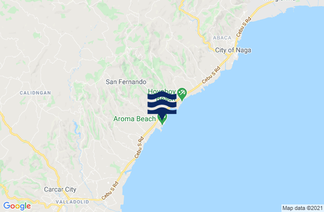 Mapa de mareas San Fernando, Philippines