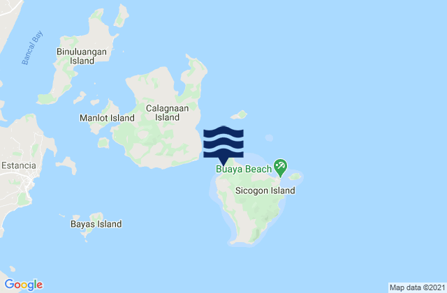Mapa de mareas San Fernando, Philippines