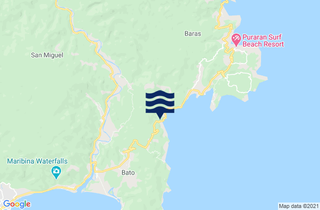 Mapa de mareas San Miguel, Philippines