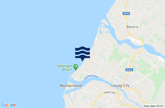 Mapa de mareas San Nicolas, Philippines