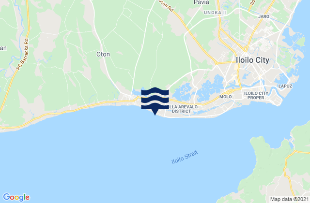 Mapa de mareas San Nicolas, Philippines