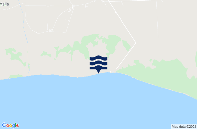 Mapa de mareas San Nicolás de Bari, Cuba