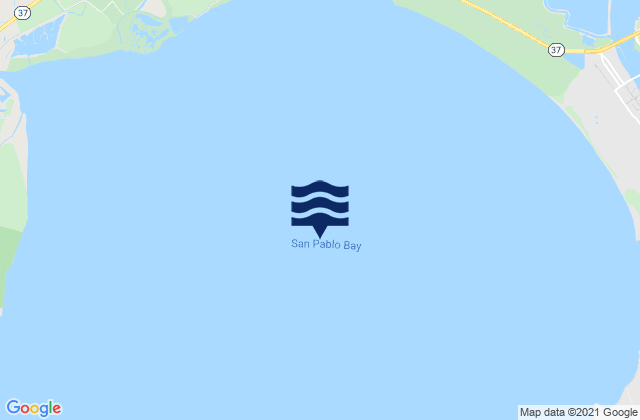 Mapa de mareas San Pablo Bay, United States