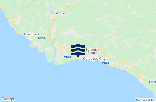 Mapa de mareas San Policarpio, Philippines