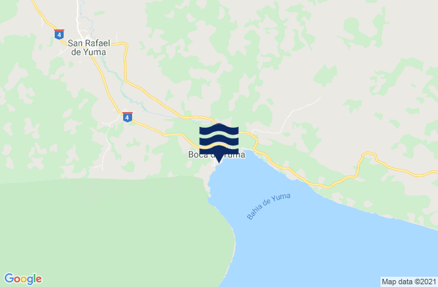 Mapa de mareas San Rafael Del Yuma, Dominican Republic