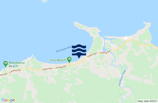 Mapa de mareas San Roque, Philippines