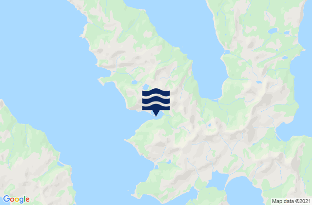 Mapa de mareas Sanborn Harbor Nagai Island, United States