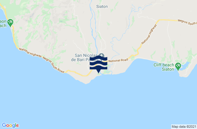 Mapa de mareas Sandolot, Philippines