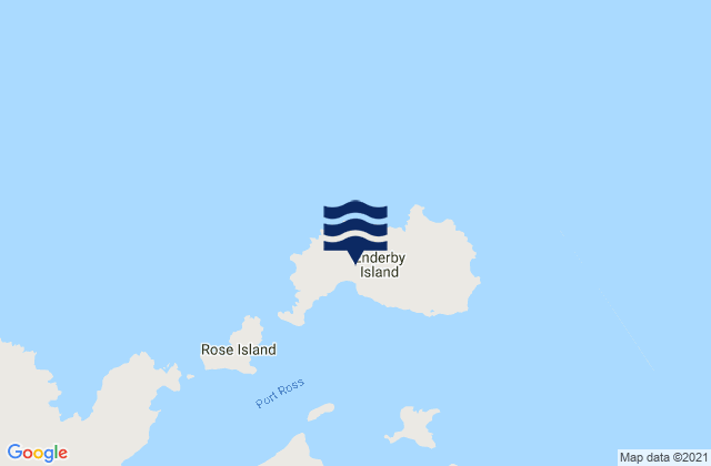 Mapa de mareas Sandy Bay, New Zealand