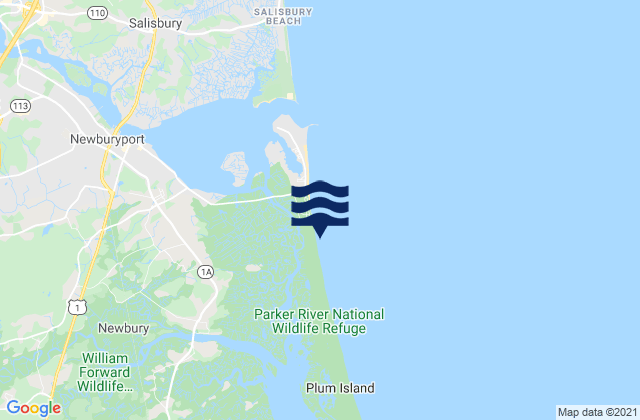 Mapa de mareas Sandy Beach, United States
