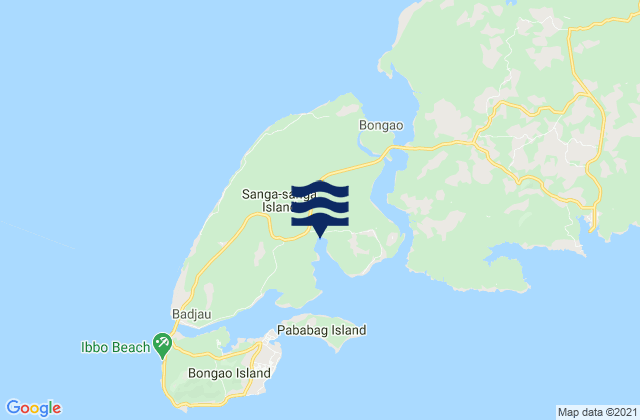 Mapa de mareas Sanga-Sanga, Philippines