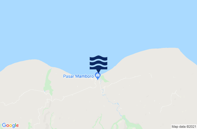 Mapa de mareas Sangumata, Indonesia