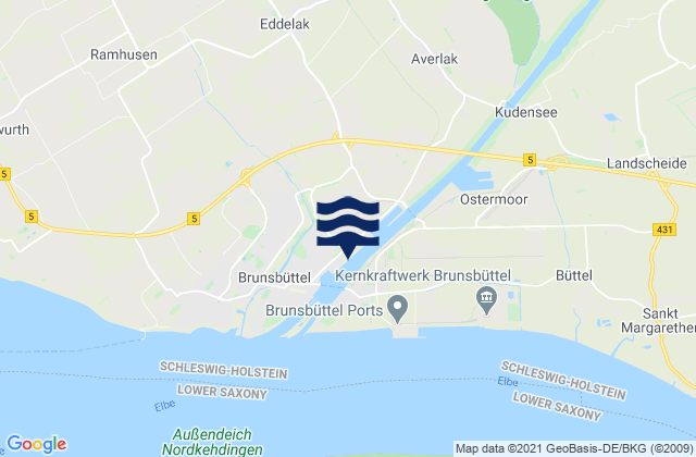 Mapa de mareas Sankt Michaelisdonn, Germany