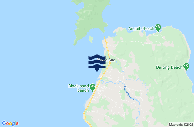 Mapa de mareas Santa Ana, Philippines