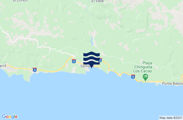 Mapa de mareas Santa Barbara de Samana, Dominican Republic
