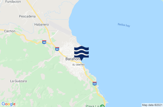 Mapa de mareas Santa Cruz de Barahona, Dominican Republic