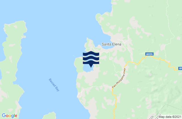 Mapa de mareas Santa Elena, Philippines
