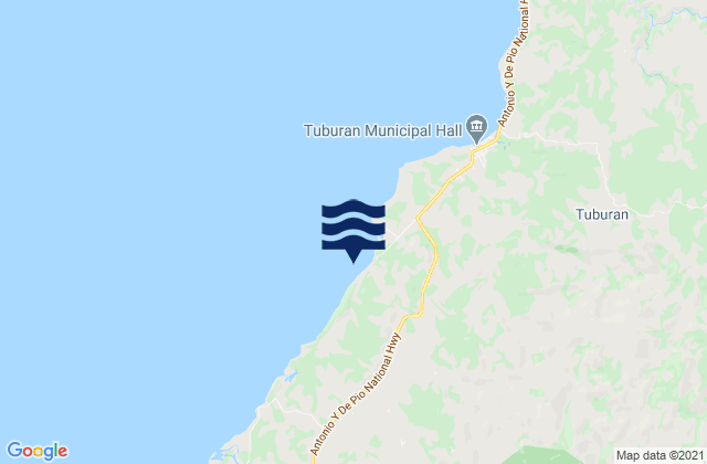 Mapa de mareas Santa Nino, Philippines