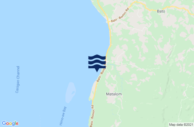 Mapa de mareas Santa Paz, Philippines