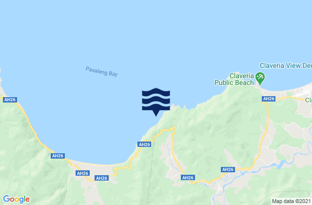 Mapa de mareas Santa Praxedes, Philippines