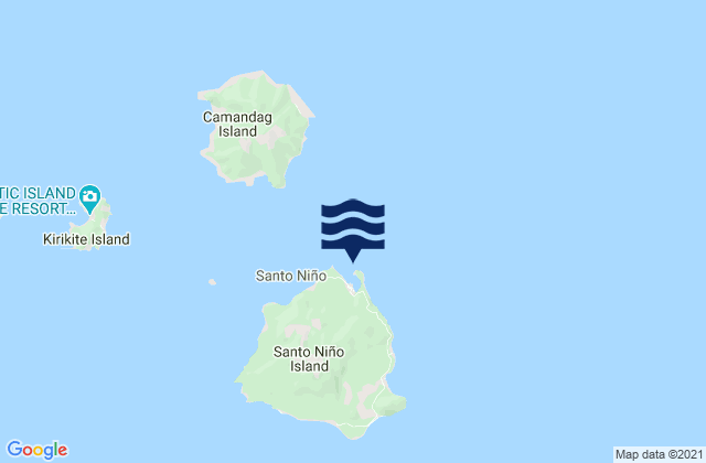 Mapa de mareas Santo Niño Harbor, Philippines