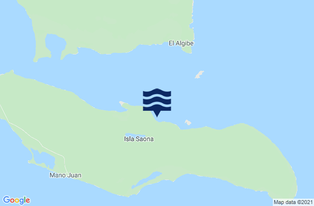 Mapa de mareas Saona Isla, Dominican Republic