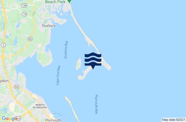 Mapa de mareas Saquish Beach, United States