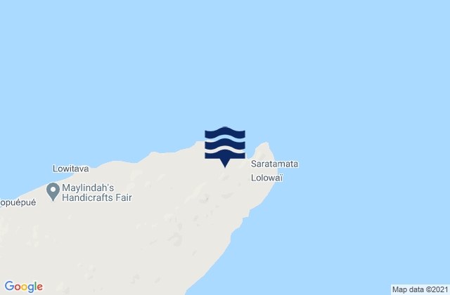 Mapa de mareas Saratamata, Vanuatu