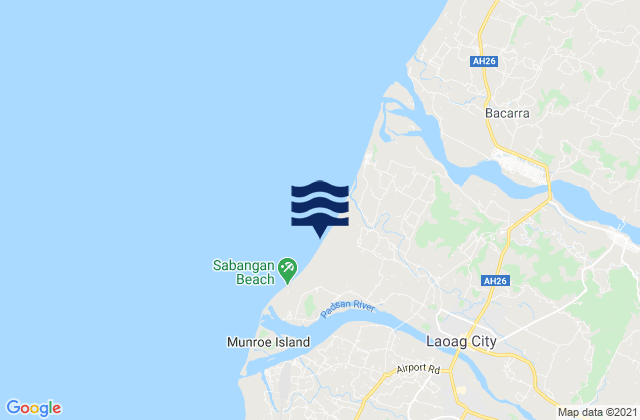 Mapa de mareas Sarrat, Philippines