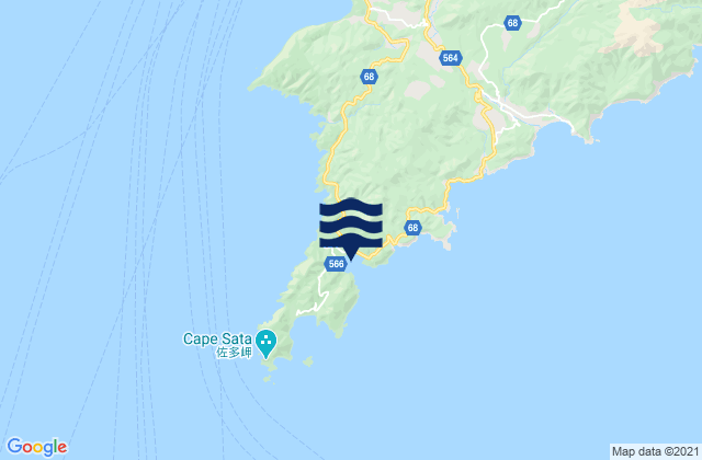 Mapa de mareas Satamagome, Japan