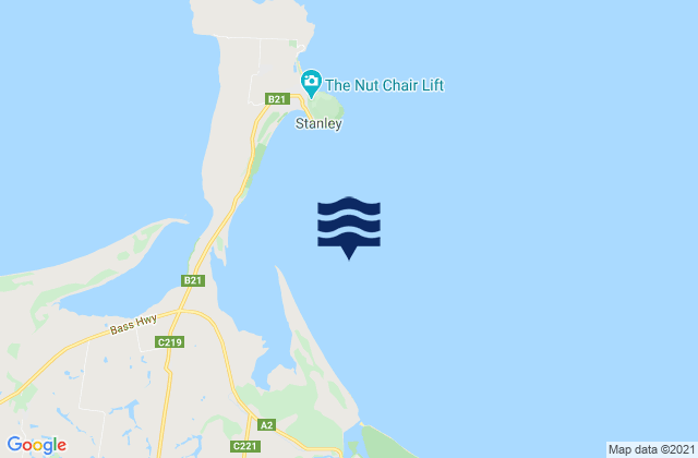 Mapa de mareas Sawyer Bay, Australia