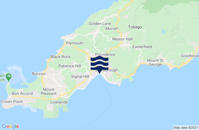 Mapa de mareas Scarborough (Trinidad and Tobago), Trinidad and Tobago