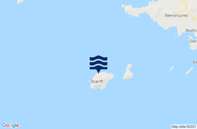 Mapa de mareas Scariff Island, Ireland