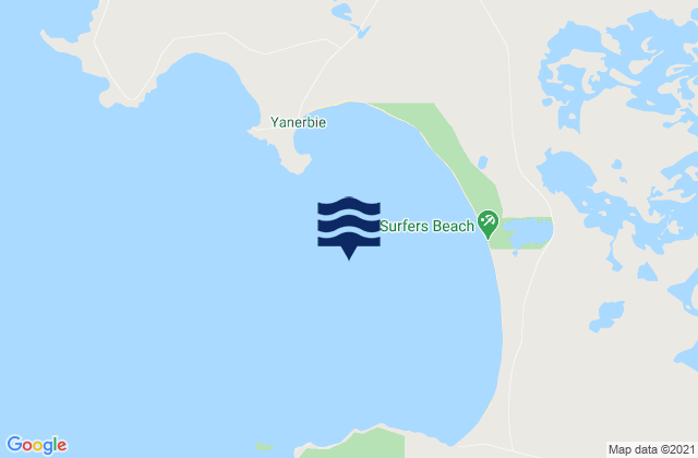 Mapa de mareas Sceale Bay, Australia
