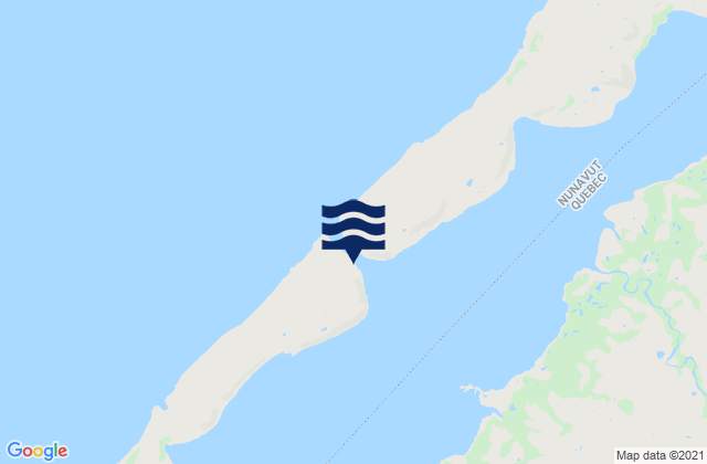 Mapa de mareas Schooner Opening, Canada