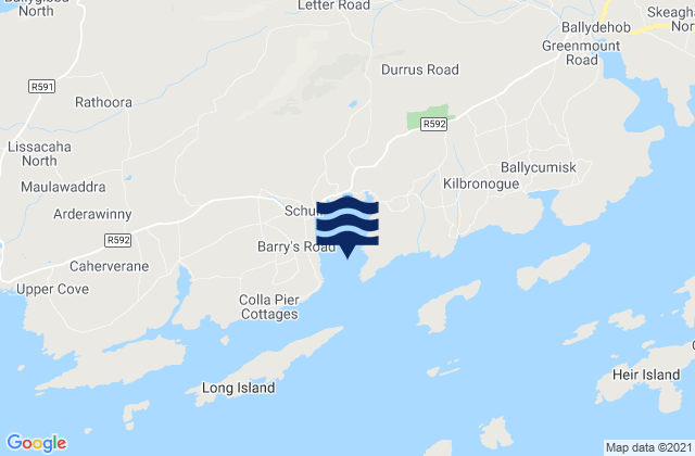 Mapa de mareas Schull, Ireland